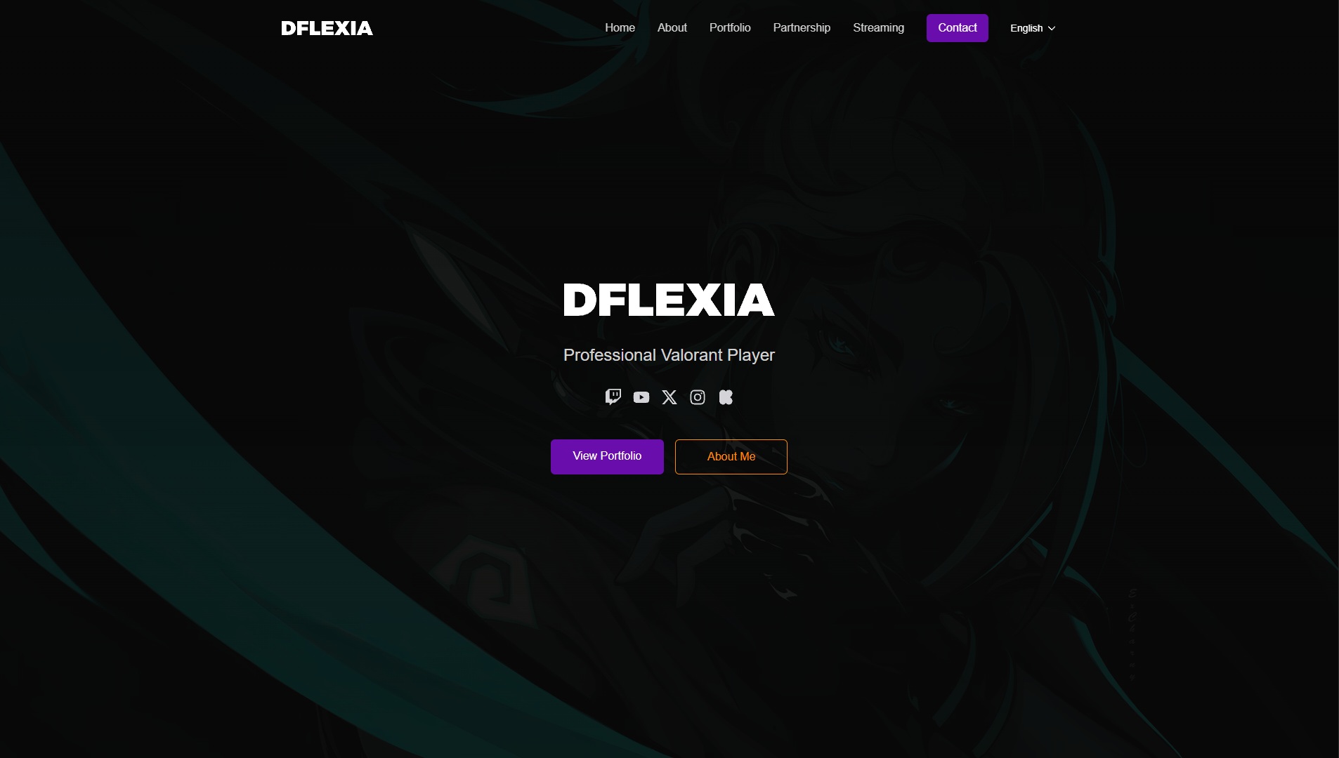 Personal Brand Website for Dflexia